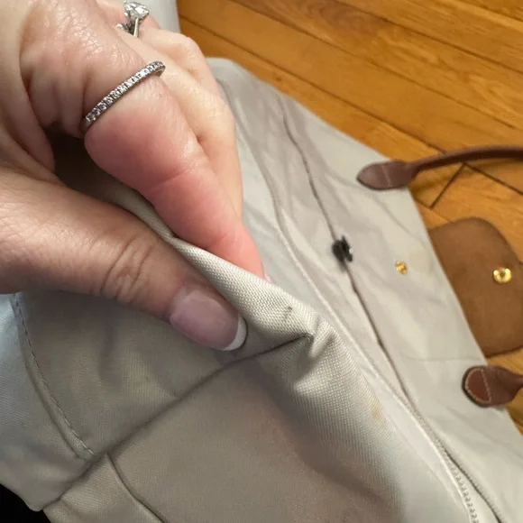 Longchamp le Pliage Expandable Tote -pebble - Picture 9 of 16